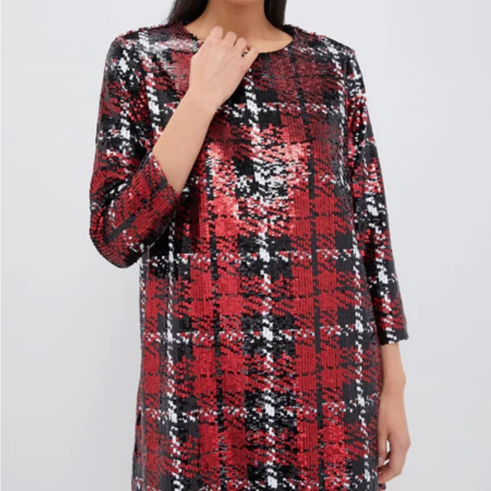 NWT Tuckernuck Red Sequin Pierre Dress